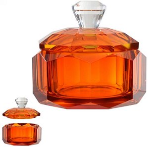Caixa Decorativa Cristal Amba 10cm