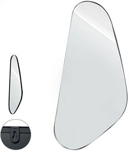 Espelho Decorativo Metal Preto 99cm