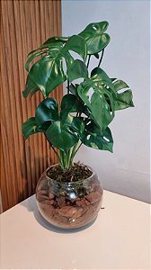 Arranjo Aquário Com Costela de Adão 40cm mod. 0408