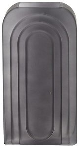Vaso Decorativo Vidro Preto 28cm