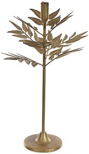 Castical Decorativo Metal Dourado 43cm