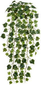 Planta Artificial Folhagem Hera Pendente X159 Verde Creme 1m