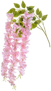 Planta Artificial Haste Pendentes X126 Rosa 1.06m