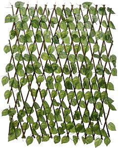 Planta Artificial Folhagem Jiboia Cerca Verde 1X2m