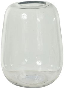 Vaso Decorativo Vidro Transparente 26,5cm