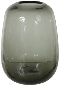 Vaso Decorativo Vidro Chumbo 26,5cm