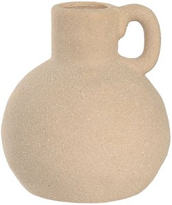 Vaso Decorativo Porcelana Bege 11,5cm
