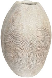 Vaso Decorativo Ceramica Off White 43cm