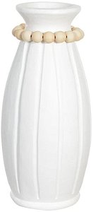 Vaso Decorativo Ceramica Off White 51cm