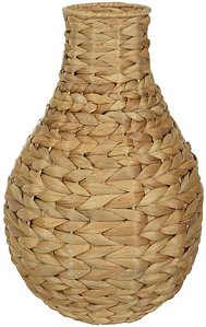 Vaso Decorativo Fibra Natural Bege 32cm