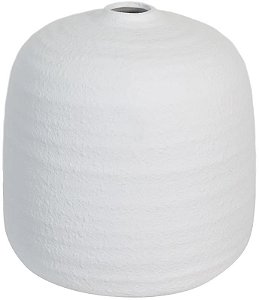 Vaso Decorativo Ceramica Off White 21,5cm