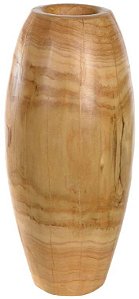 Vaso Madeira Decorativo Madeira 27cm