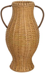Vaso Decorativo Bambu Natural 26cm