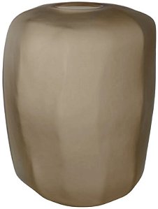Vaso Decorativo Vidro Marrom 42cm
