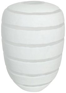 Vaso Decorativo Vidro Branco 17,5cm