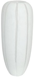 Vaso Decorativo Vidro Branco 14cm