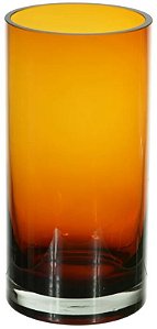 Vaso Decorativo Vidro Ambar 24,5cm