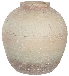 Vaso Decorativo Ceramica Off White 35,5cm