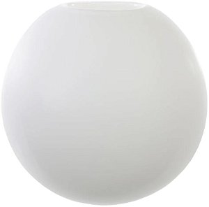Vaso Decorativo Vidro Branco 20cm