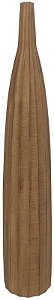 Vaso Decorativo Poliresina Texturizado Marrom 1m