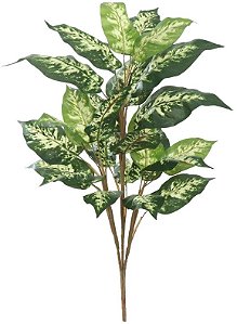 Planta Artificial Arvore Comigo Ninguém Pode X23 Verde Creme 1m