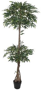 Planta Artificial Arvore Rucos C/Pote X2299 Verde 1,5m
