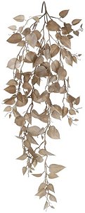 Planta Artificial Folhagem Jiboia Pendentes X145 Marrom Outono 1m