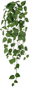Planta Artificial Folhagem Jiboia Pendentes Real Toque X108 Verde 1m