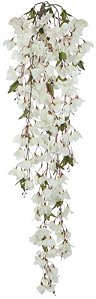 Planta Artificial Folhagem Bougainville Pendente X252 Creme 1.35m