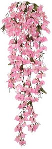 Planta Artificial Folhagem Bougainville Pendente X252 Rosa Antigo 1.35m
