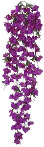 Planta Artificial Folhagem Bougainville Pendente X252 Purpura 1.35m