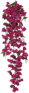 Planta Artificial Folhagem Bougainville Pendente X252 Fucsia 1.35m