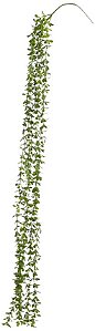 Planta Artificial Folhagem Grass Pendente X5 Verde 1m