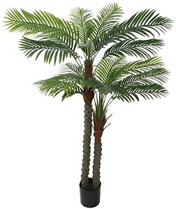 Planta Artificial Arvore Palmeira C/Pote X18 Verde 1.9m