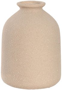 Vaso Decorativo Porcelana Bege 10,9cm