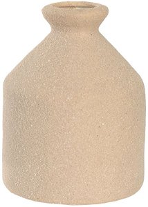 Vaso Decorativo Porcelana Bege 10,9cm
