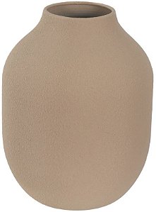 Vaso Decorativo Metal Bege 20cm