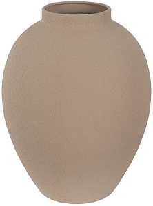 Vaso Decorativo Metal Bege 23,5cm