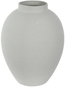 Vaso Decorativo Metal Off White 23,5cm