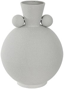 Vaso Decorativo Metal Balls Off White 24cm