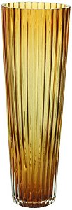 Vaso Decorativo Vidro Ambar 40cm