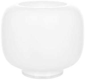 Vaso Decorativo Vidro Branco 26cm