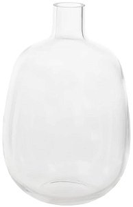Vaso Decorativo Vidro Transparente 30cm