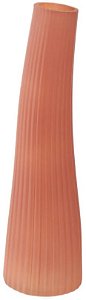 Vaso Decorativo Vidro Terracota 25cm