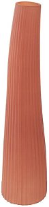Vaso Decorativo Vidro Terracota 35,5cm