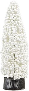 Planta Artificial Mini Arvore Natal C/Berry Branco 40cm
