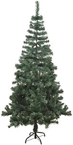 Planta Artificial Arvore Natal 500 Tips C/Base Metal Verde 1.8m