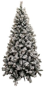 Planta Artificial Arvore Natal New Michigan Nevada 670 Tips C/Base Metal Verde 1.8m