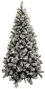 Planta Artificial Arvore Natal New Michigan Nevada 930 Tips C/Base Metal Verde 2.1m