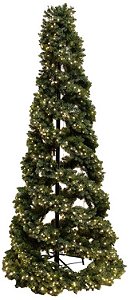 Planta Artificial Arvore Natal Davison 1700 Tips 800 Leds C/Base Metal Verde 2.1m